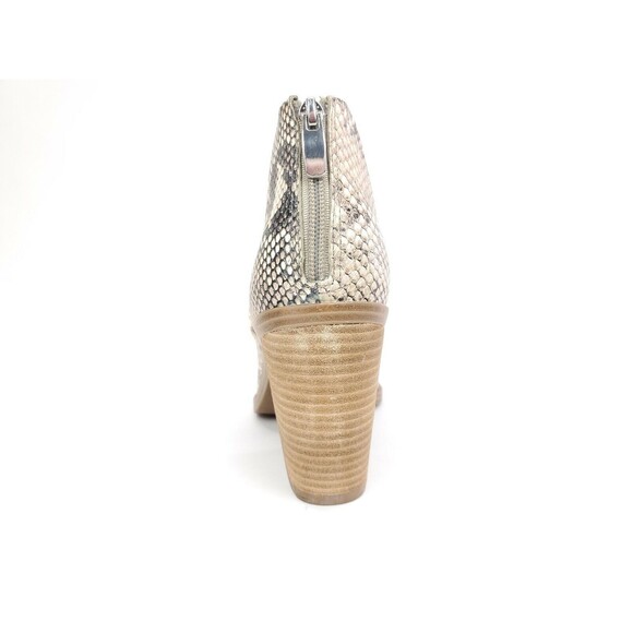 Steve Madden Camryn Snake Print Leather Bootie Heel Boots Size 10 $149 - Picture 5 of 9